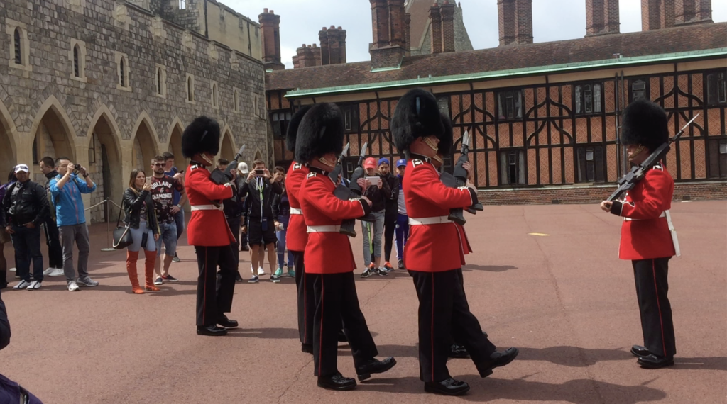 Changing of the palace guard